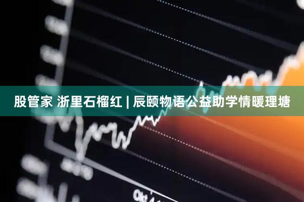 股管家 浙里石榴红 | 辰颐物语公益助学情暖理塘