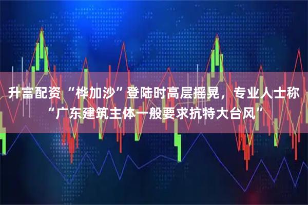 升富配资 “桦加沙”登陆时高层摇晃，专业人士称“广东建筑主体一般要求抗特大台风”